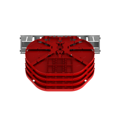 Glasvezel lascassette Rood 96v sleeve/smouv voor CFOC3