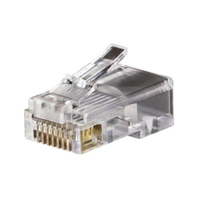 RJ45 plug 8p.8c. soepel Cat6 UTP (verp.10 stuks)