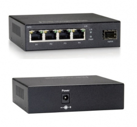 5-port Gigabit Ethernet Switch, 1x SFP Slot 