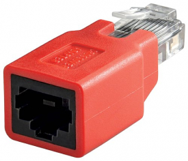 RJ45 Cross-over adapter