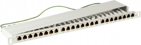 Patchpaneel 24-v CAT6a compact