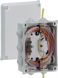 Glasvezel mini splicebox 6v IP54 FTTH