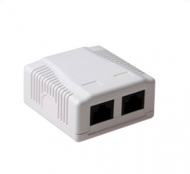 UTP cat6 wcd opbouw 2xRJ45 (low cost)