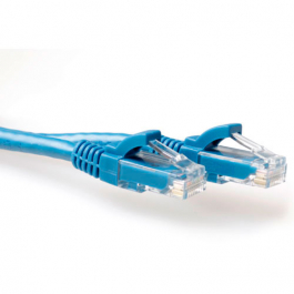 Patchsnoer RJ45 bl+tule bl. L0,5m Cat6