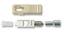 Glasvezel SC/PC MM connector incl. 3mm tule per 10 st.