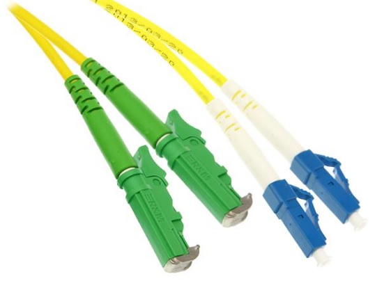 Patchkabel E2000/APC – LC/UPC OS1/2 duplex L3m