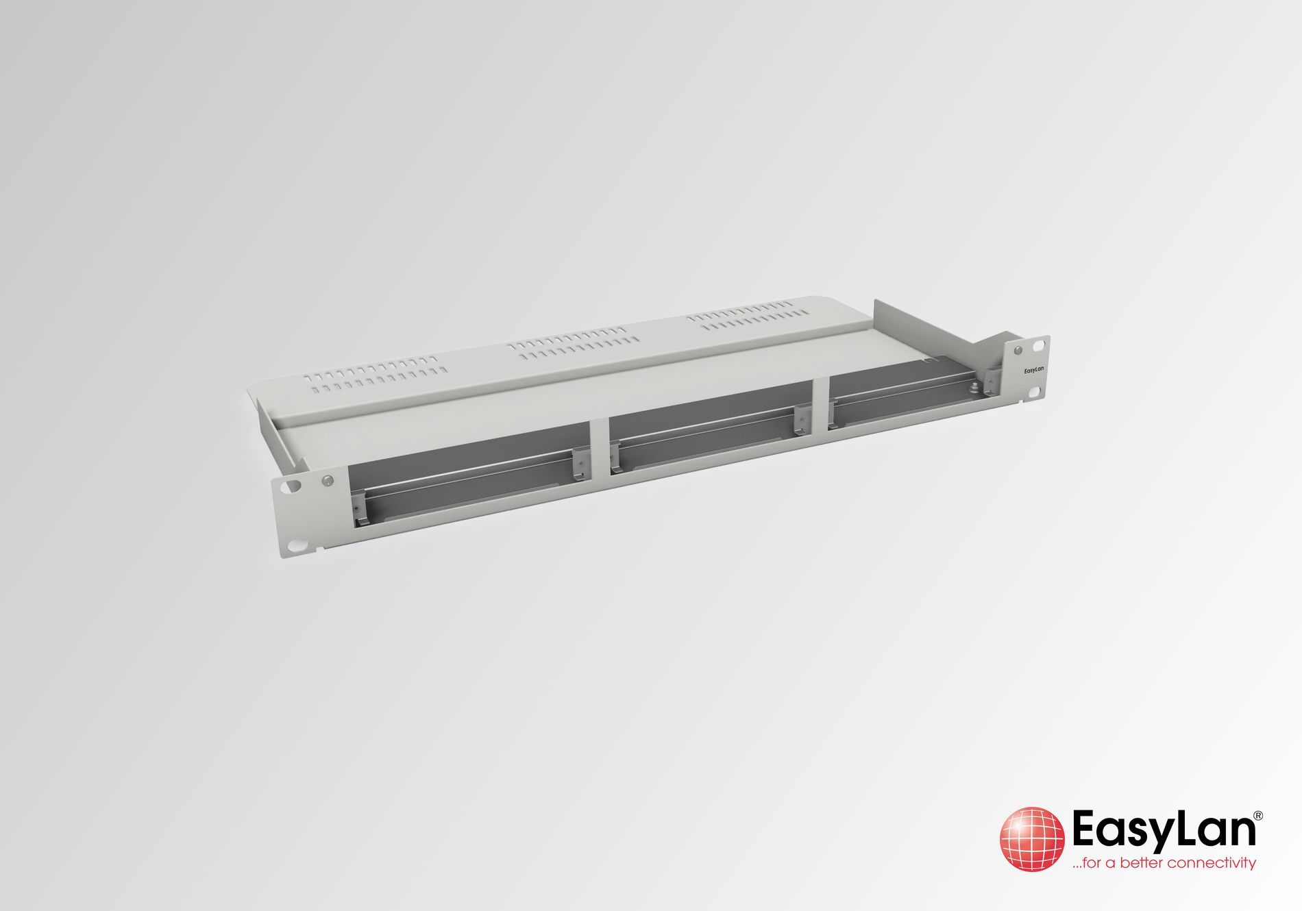 EasyLan BGT Module houder 1HE 3x7TE insteek module grijs