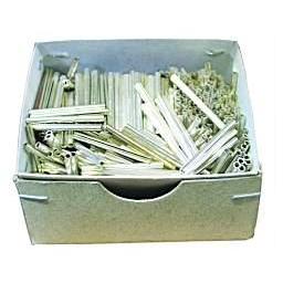 Verzilverde laskokers 0,8mm 500st.