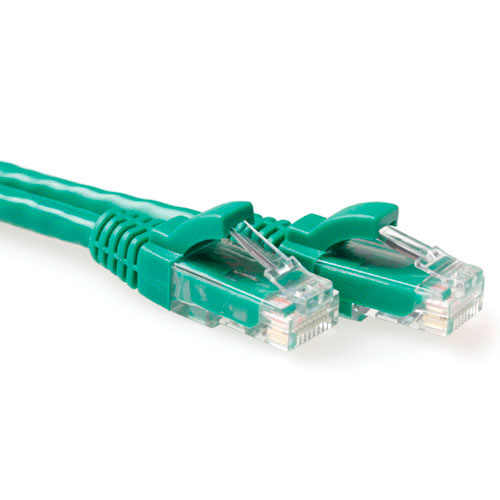 Patchsnoer RJ45 gn+tule gn.L1,5m Cat5e