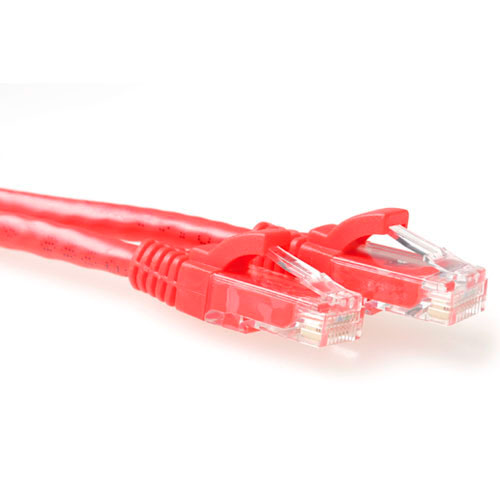 Patchsnoer RJ45 rd+tule rd. L3m Cat6
