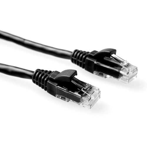 Patchsnoer zwart RJ45 High Quality