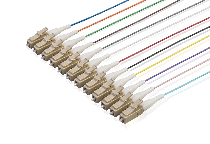 Pigtail LC/PC OM1 62,5/125 12st. gekleurd