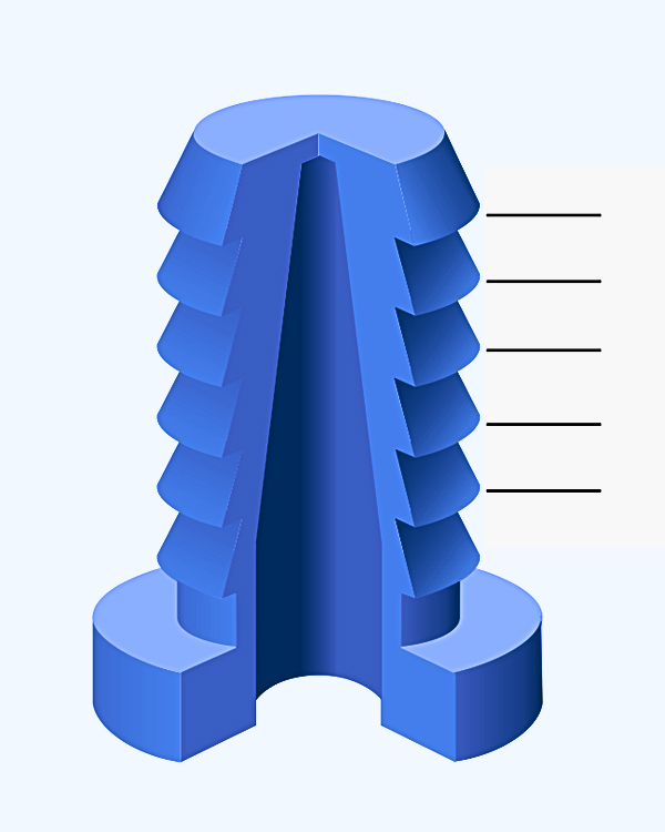 HDPE-Buis afdicht plug 40mm (6 t/m22mm)