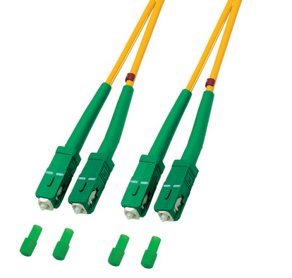 Glas Patchc. SC/APC-SC/APC SM 9/125 Duplex L=2m