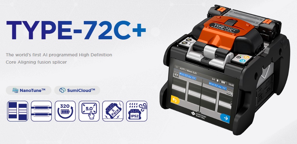 InfraTEL XH86 fusie lasmachine splicer set - InfraTEL.nl