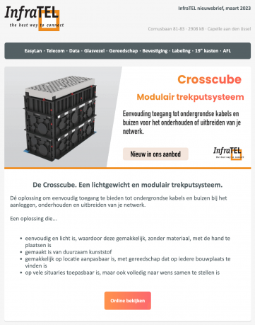 Crosscube, modulair trekputsysteem