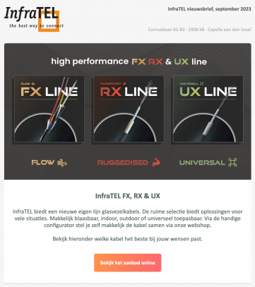 InfraTEL FX, RX & UX line